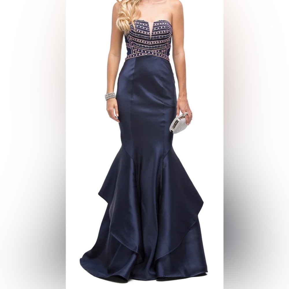 Dancing Queen- 9917 Beaded Sweetheart Mermaid Evening Dress